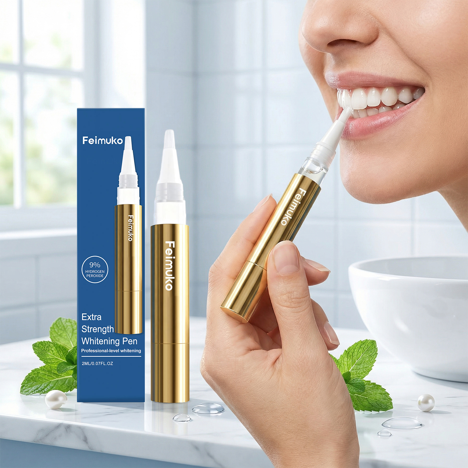 Whitening Pen Bleach - Tooth Whiten Gel Pen Gentle Cleansing
