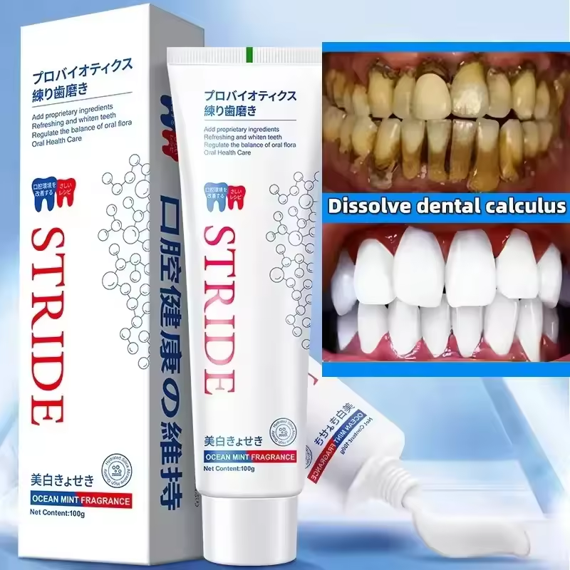 Teeth Whitening Cream - Dental Calculus Remover Bad Breath Removal