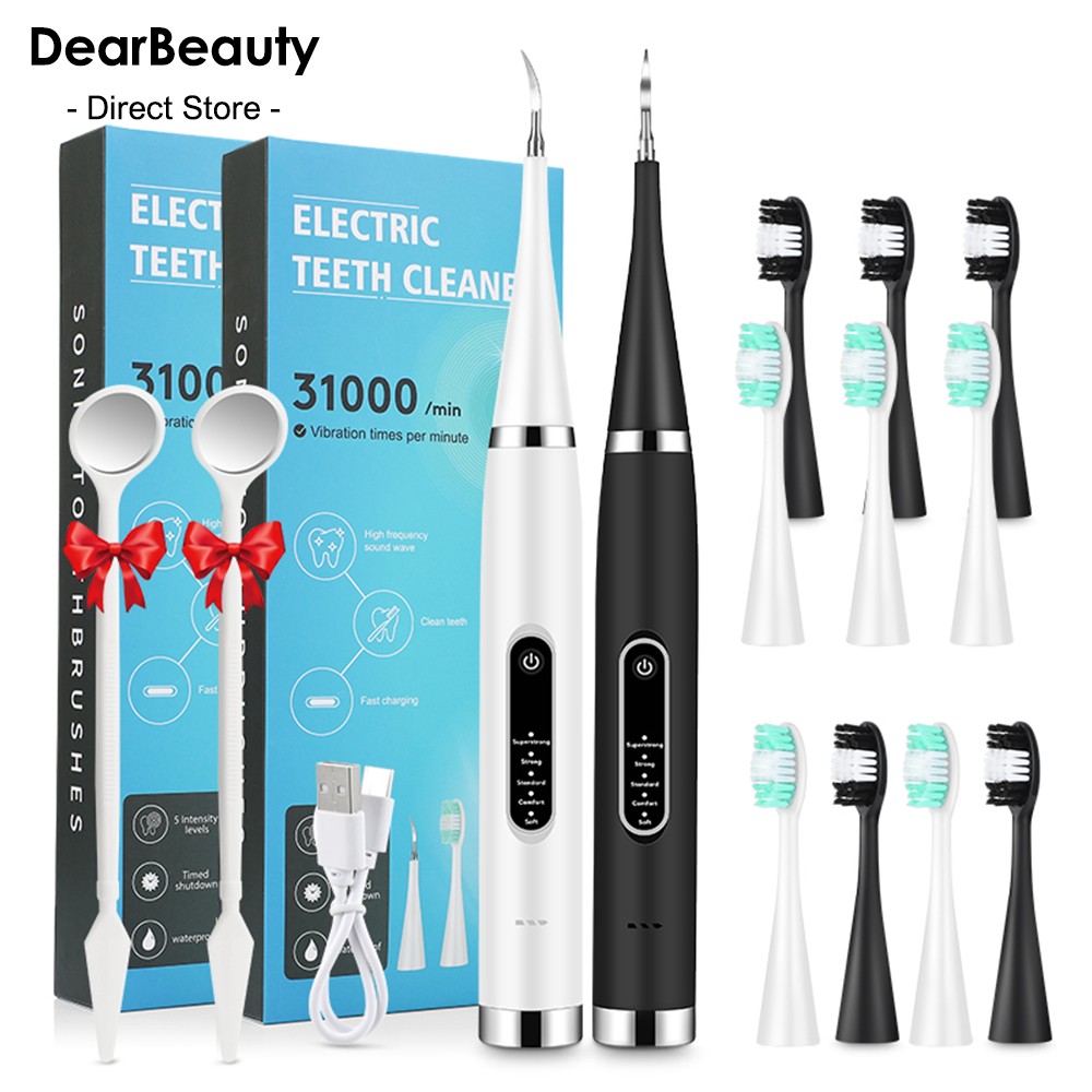 Teeth Whitening And Stain Removal - Electric Sonic Dental Calculus Scaler 5