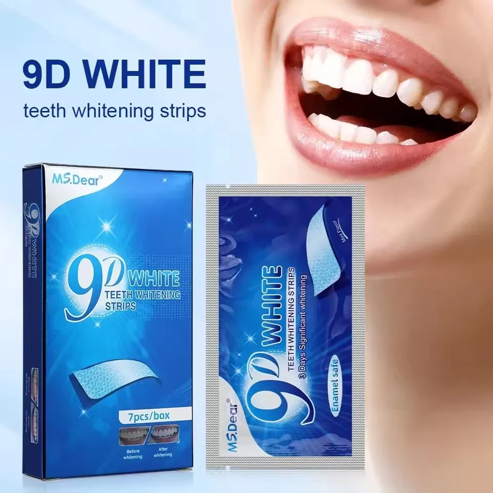 Teeth Whitening Retainer - 9D Teeth Whitening Strips Toothpaste False