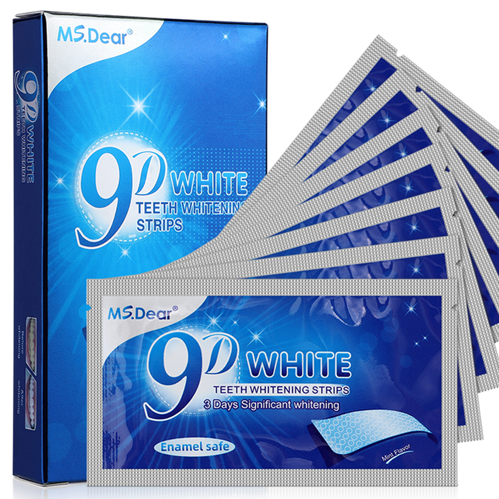 Teeth Whitening From Home - Teeth Whitening Strips Cleansing Oral Hygiene