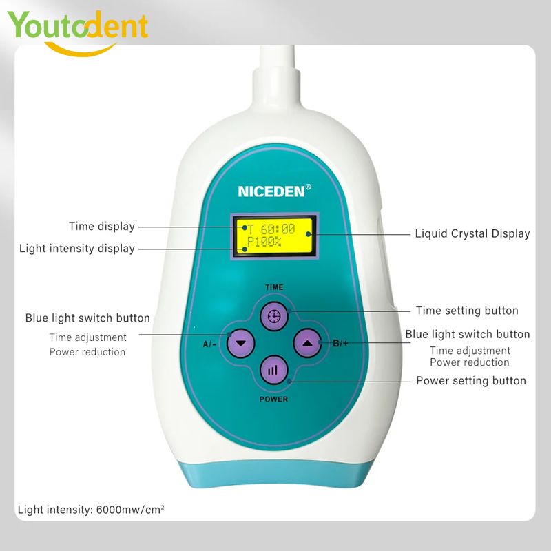 50W Dental Touch Screen 3 Colo - Teeth Whitening Led ulasan dan harga
