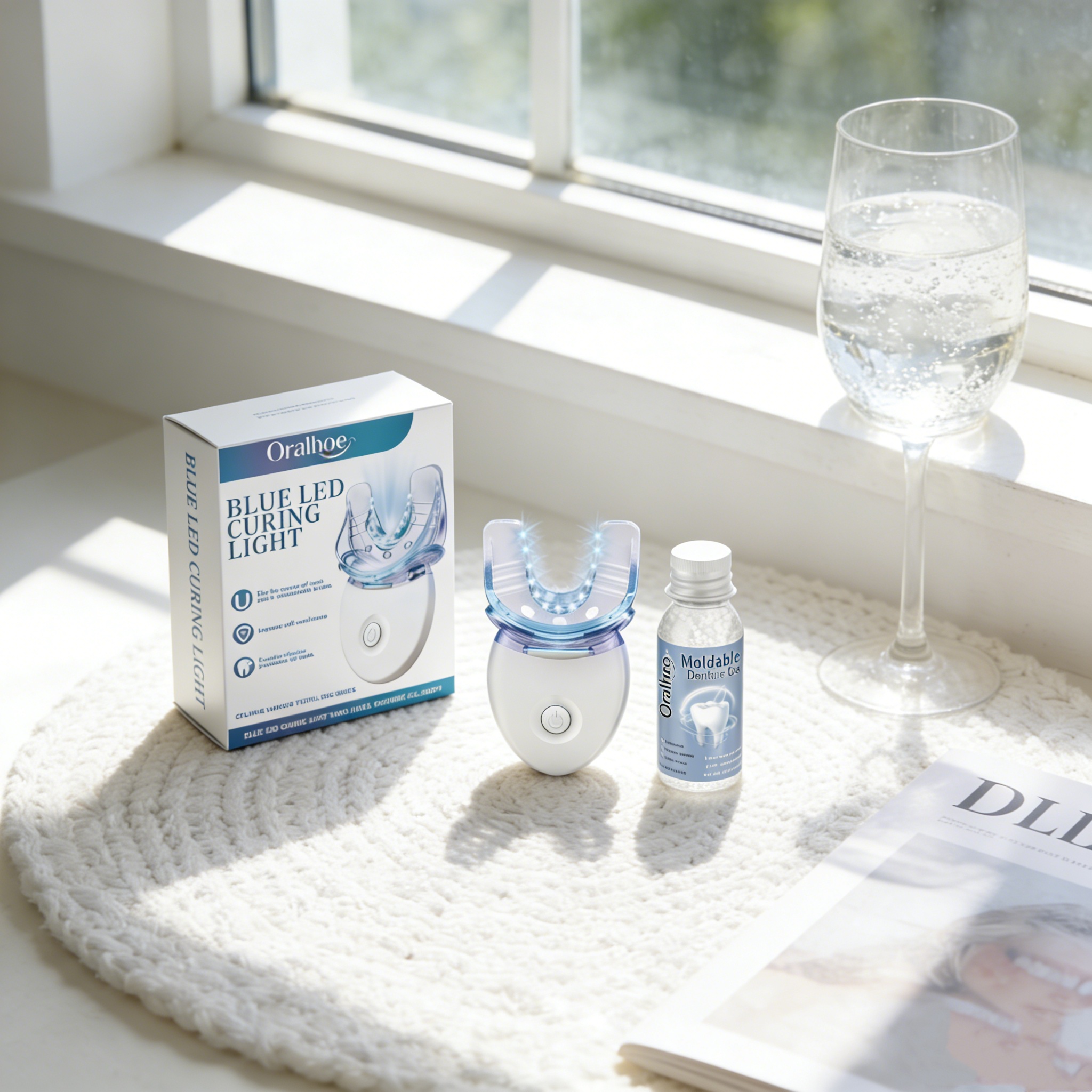 Oralhoe Dental Care Kit Produc - Teeth Whitening Uv Kit ulasan dan harga