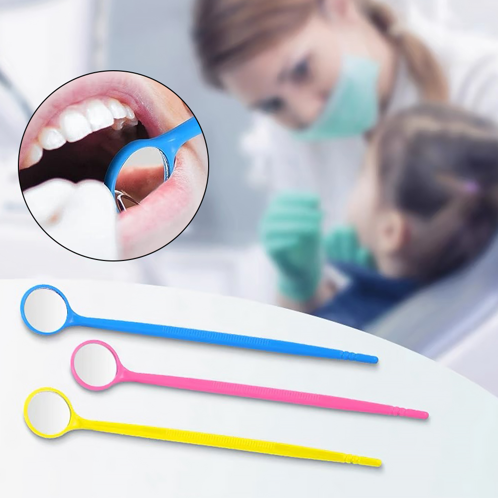 100pcs Dental Mouth Mirror Dis - Teeth Whitening Express ulasan dan harga