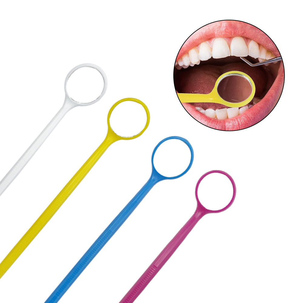 100pcs Dental Mouth Mirror Dis - Teeth Whitening Express ulasan dan harga