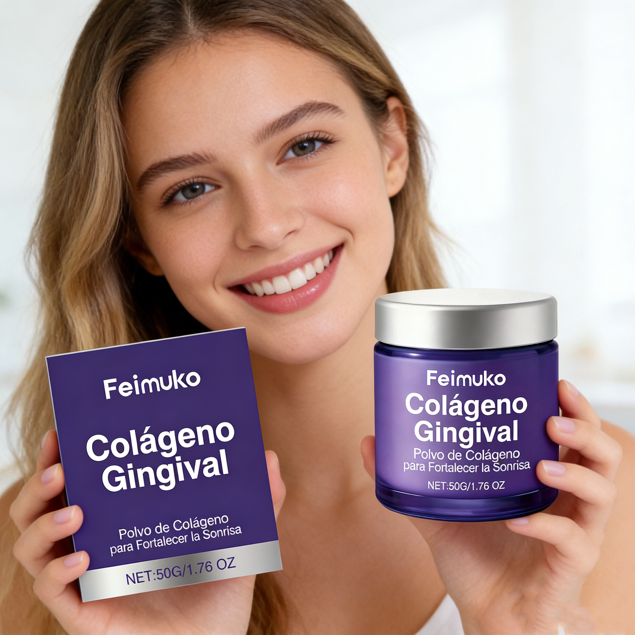 Collagen Teeth Cleaning Powder - Teeth Whitening From Home ulasan dan harga