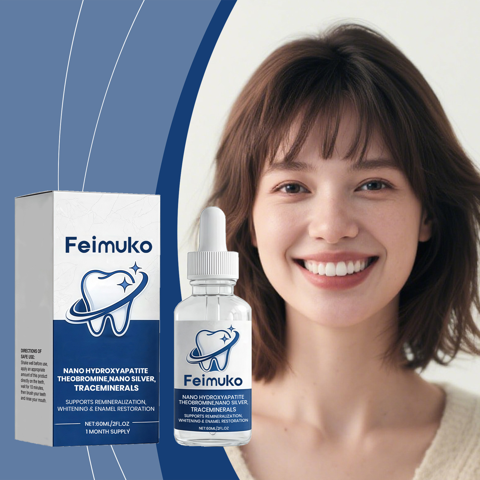 Feimuko Teeth Remineralizing S - Enamel Repair Serum ulasan dan harga