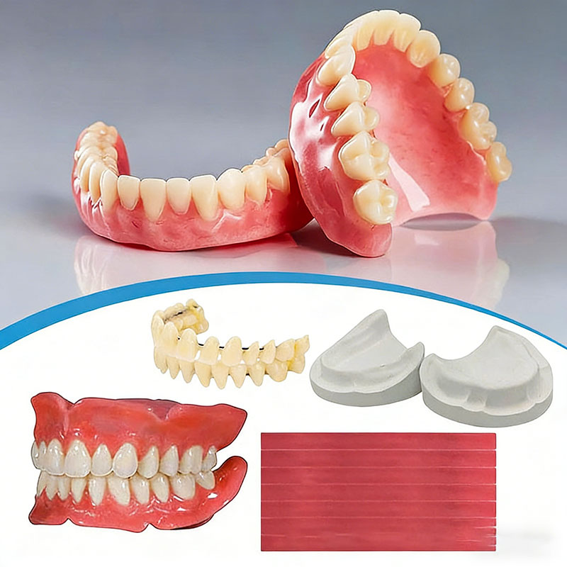 Denture Boxes Dentures Fake Te - Teeth Whitening Uv Kit ulasan dan harga