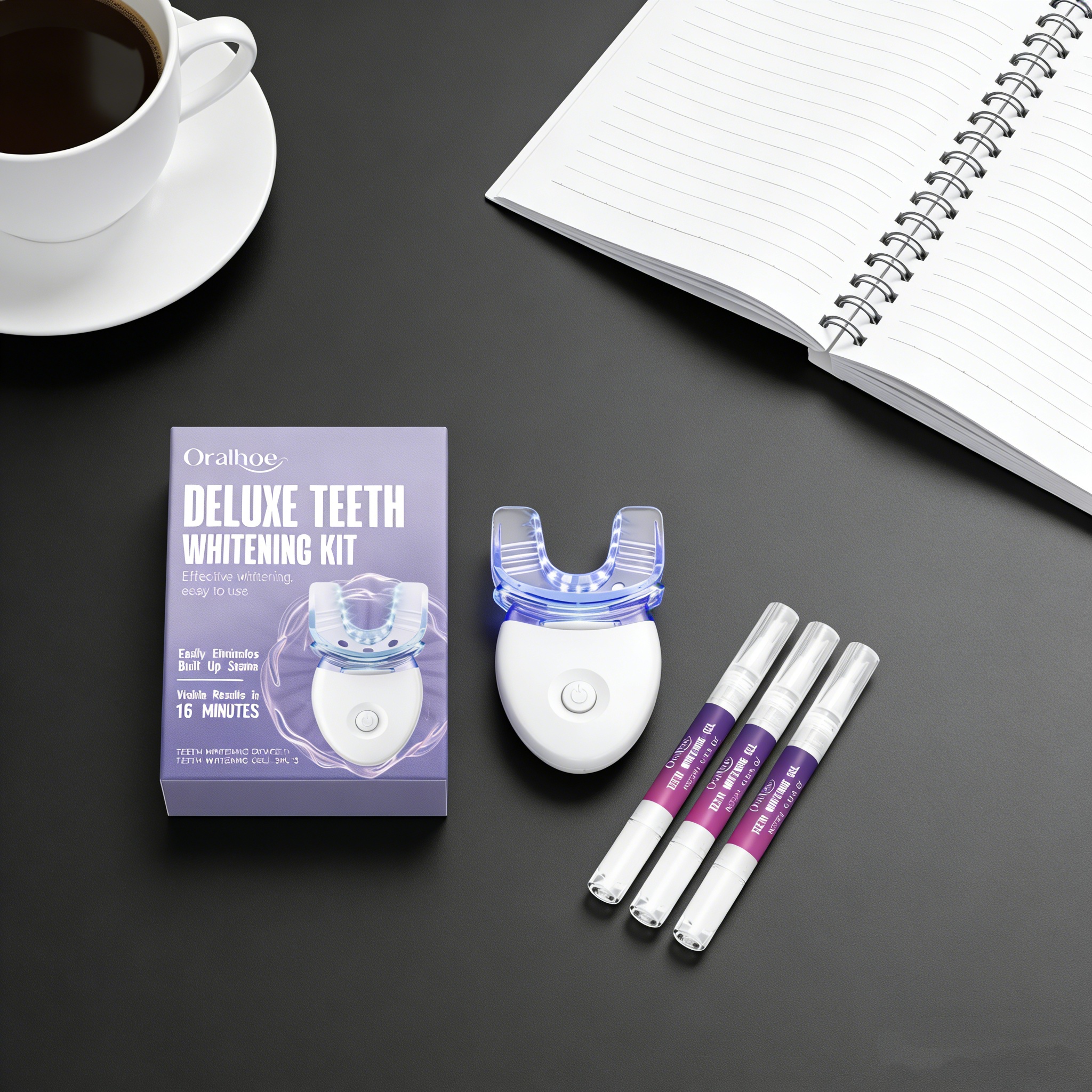 Oralhoe Teeth Care Set Oral Hy - Teeth Whitening Uv Kit ulasan dan harga