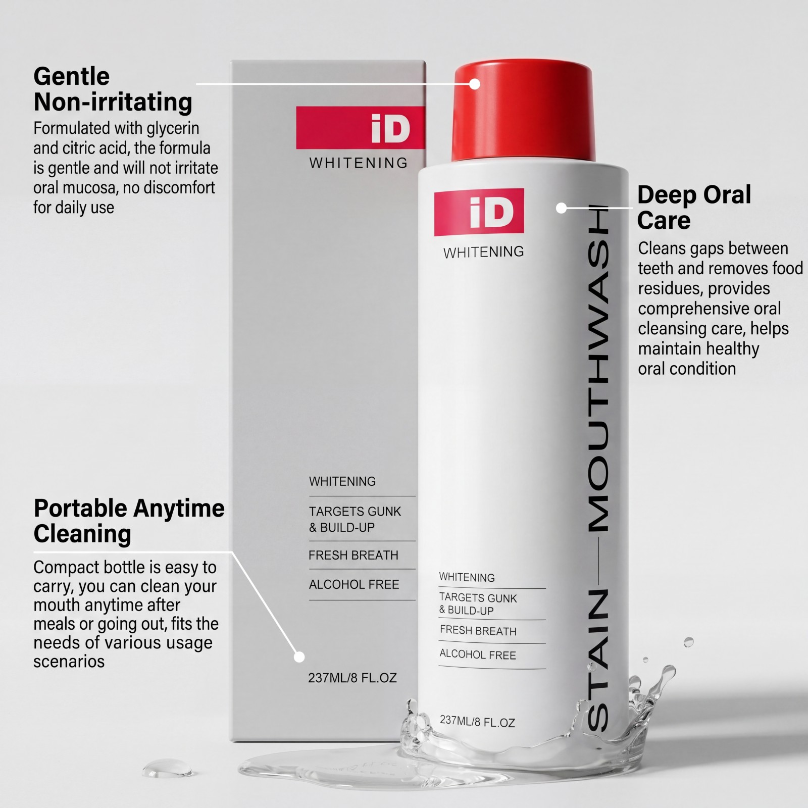 New 2026 Whitening Mouthwash A - Teeth Whitening And Stain Removal ulasan dan harga