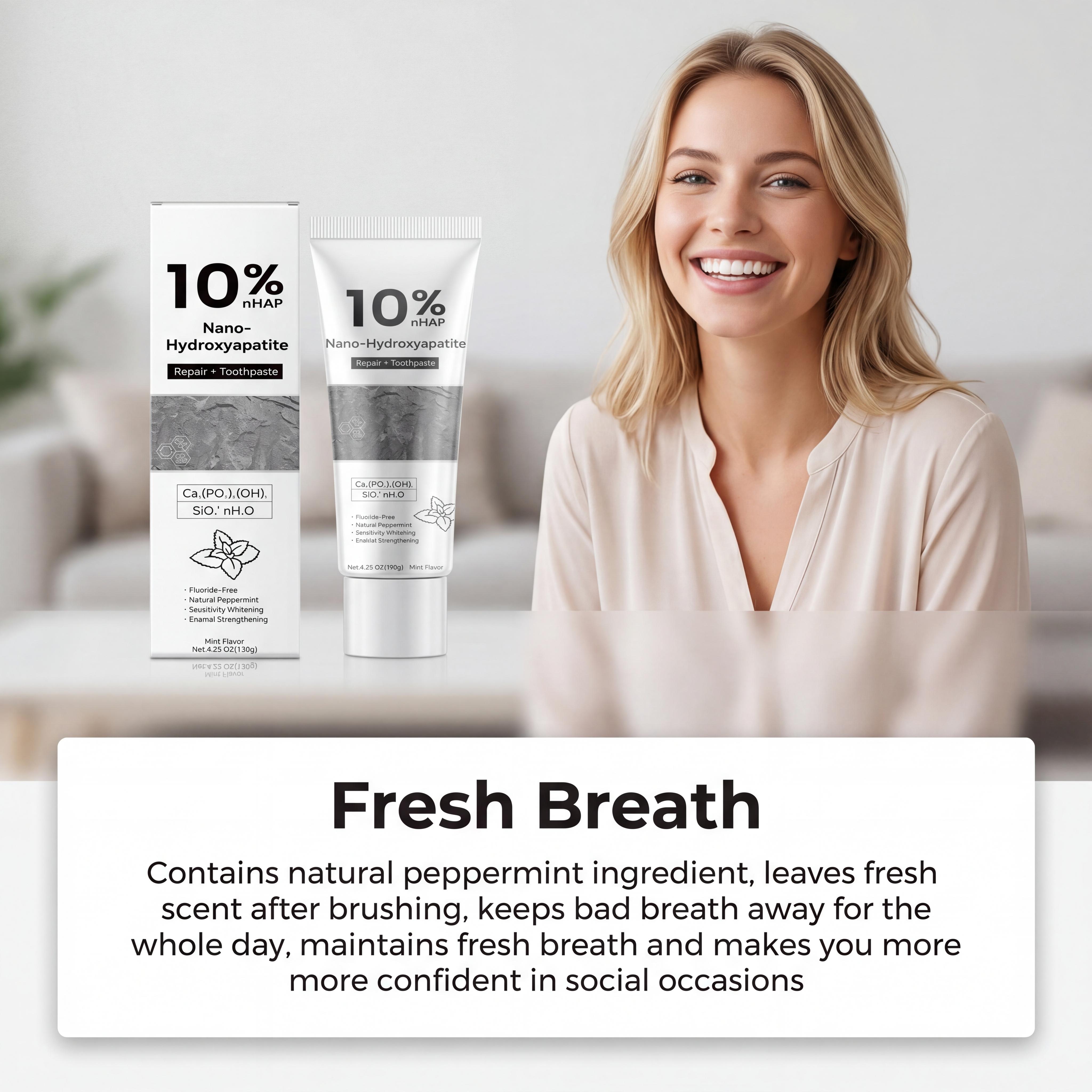Nano-Hydroxyapatite Toothpaste - Teeth Whitening Cream ulasan dan harga