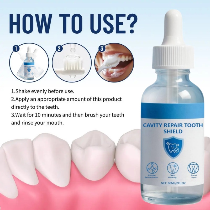 60ML Multi-Action Dental Serum - Enamel Repair Serum ulasan dan harga