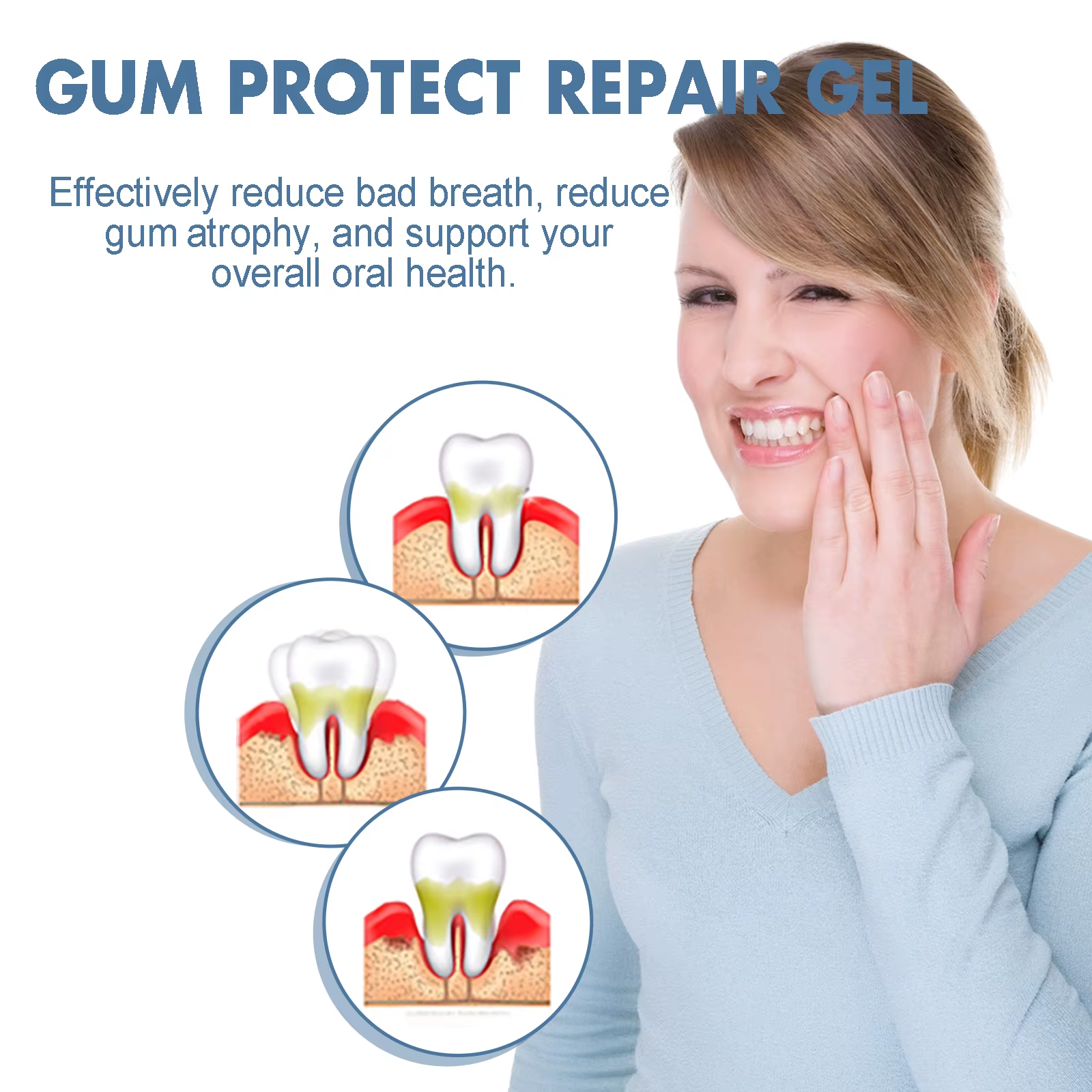 3-Pack Dental Repair Gel Relie - Teeth Whitening Uv Kit ulasan dan harga