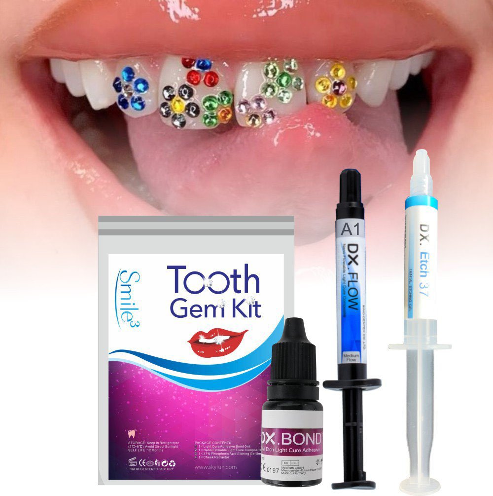 HOT Tooth Gem Kit Teeth Decora - Teeth Whitening From Home ulasan dan harga
