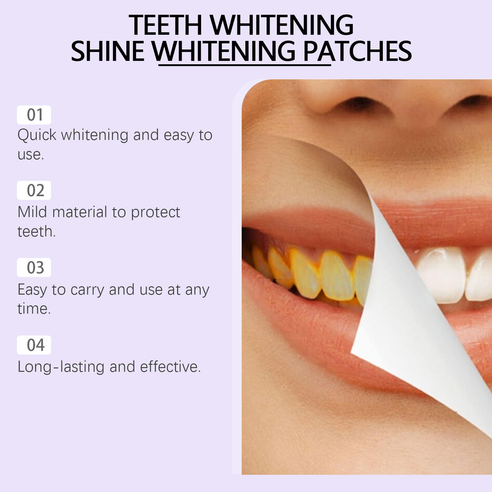 Purple Teeth Whitening Strips  - Teeth Whitening Retainer ulasan dan harga