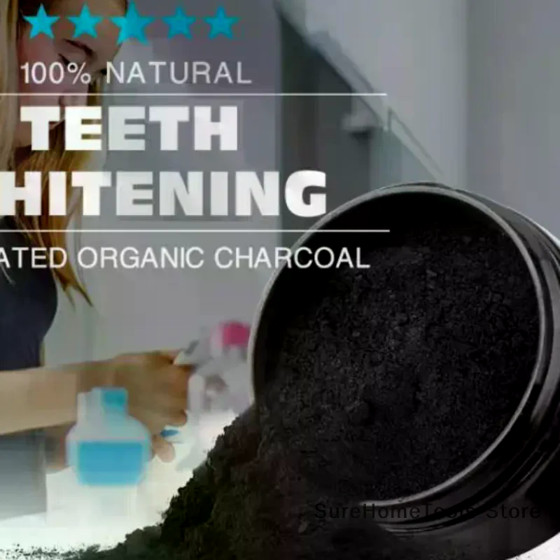 Bamboo Charcoal Powder For Tee - Teeth Whitening From Home ulasan dan harga