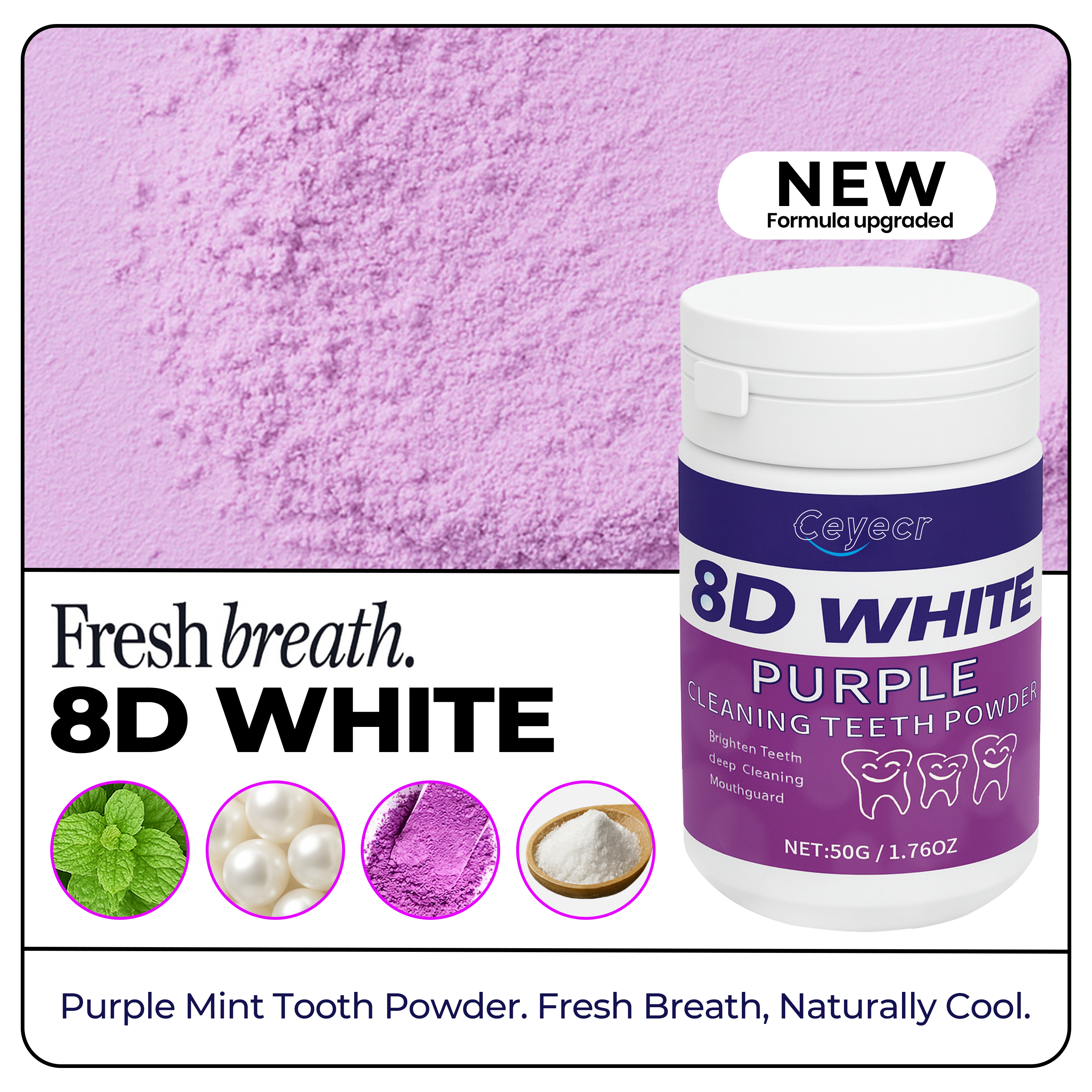 8D white Teeth Whitening Powde - Teeth Whitening From Home ulasan dan harga
