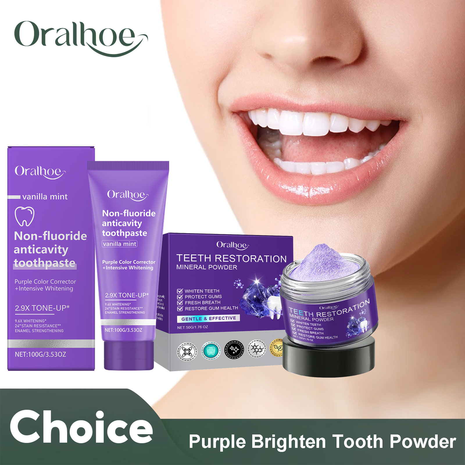 Teeth Restoration Mineral Powd - Teeth Whitening From Home ulasan dan harga