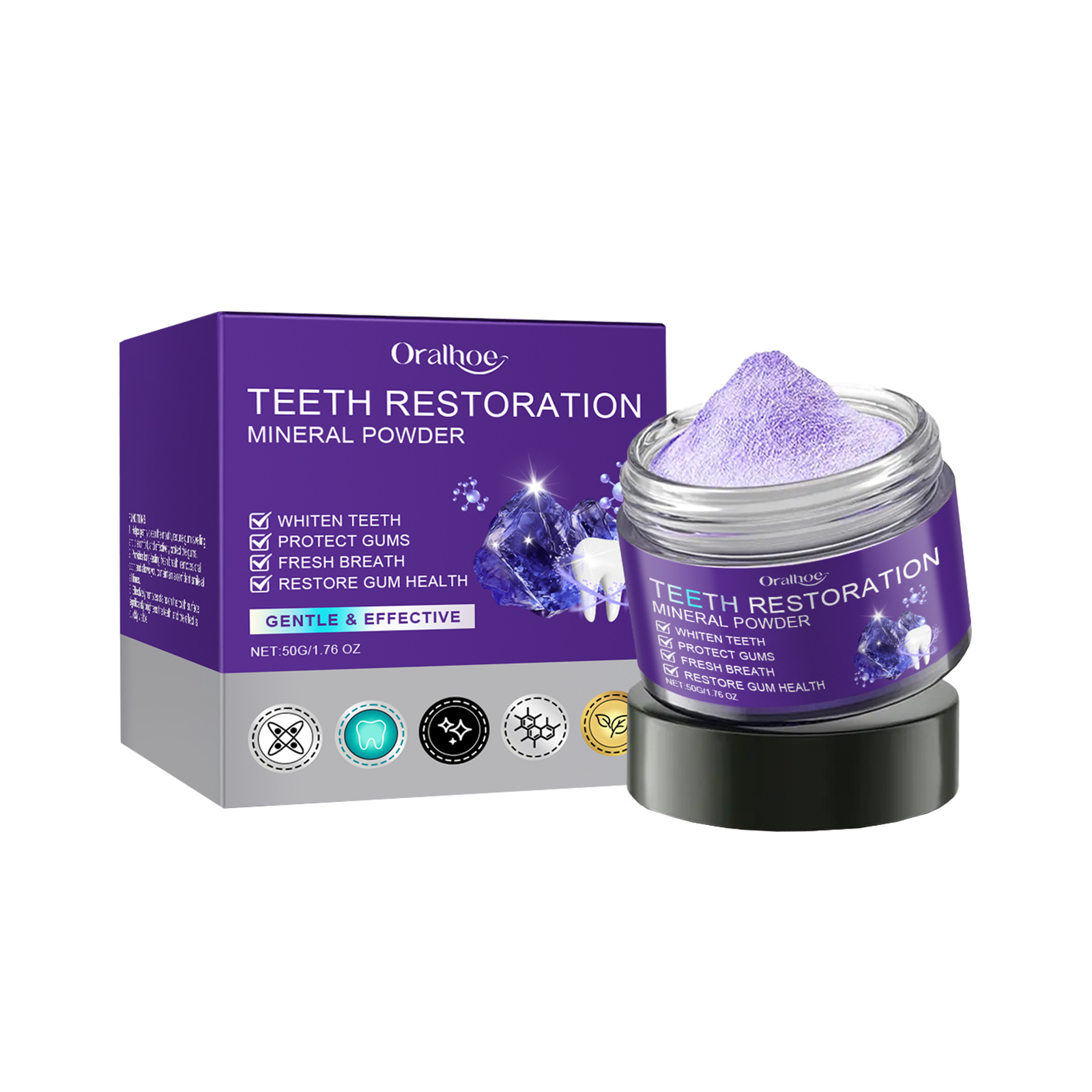 Teeth Restoration Mineral Powd - Teeth Whitening From Home ulasan dan harga
