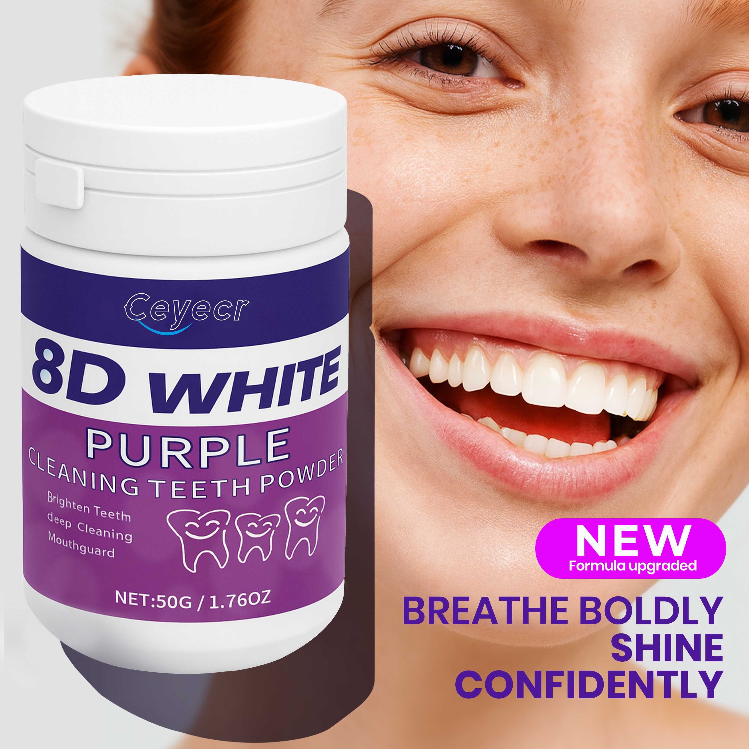 8D white Teeth Whitening Powde - Teeth Whitening From Home ulasan dan harga