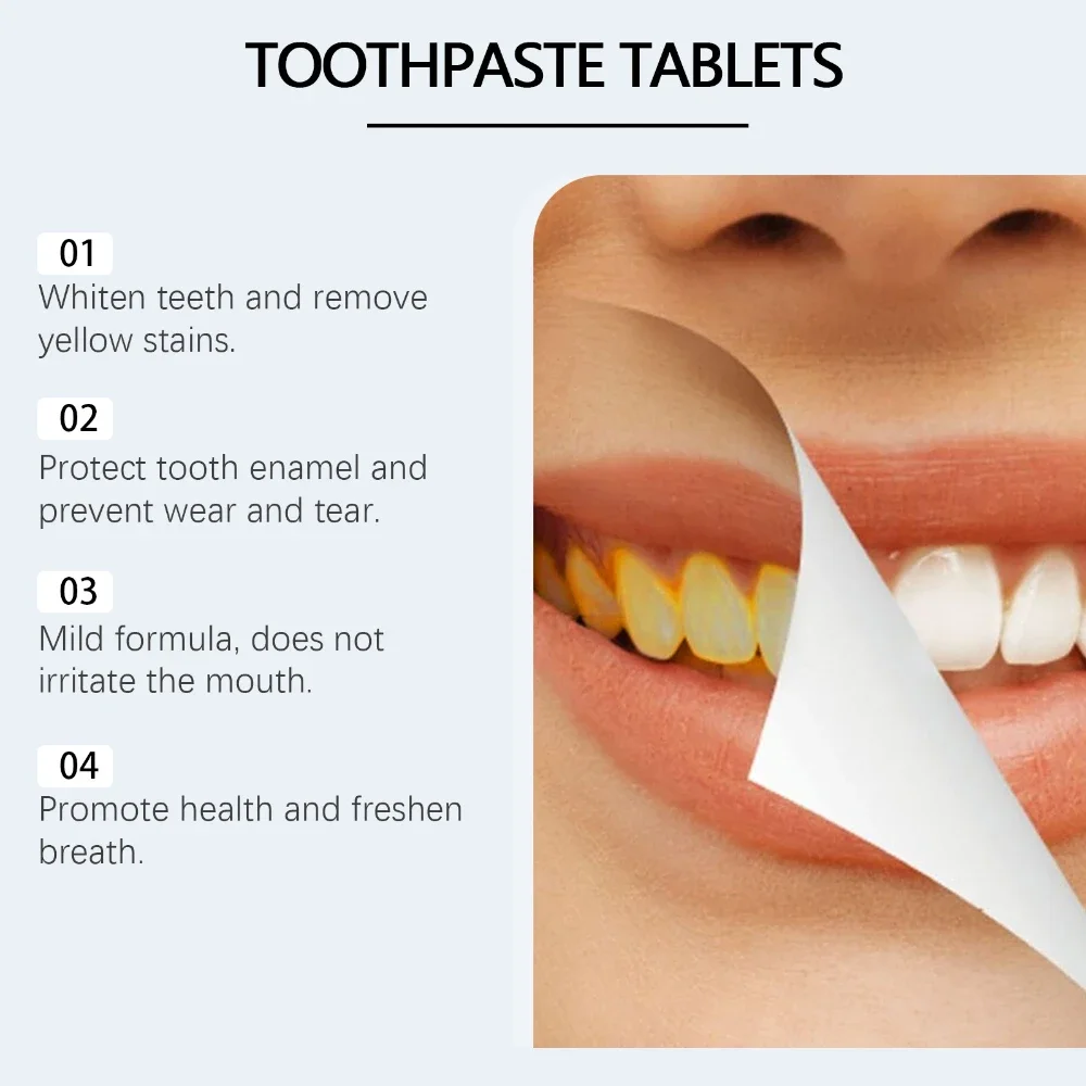 Whitening Toothpaste Tablests  - Teeth Whitening Xylitol Gum ulasan dan harga