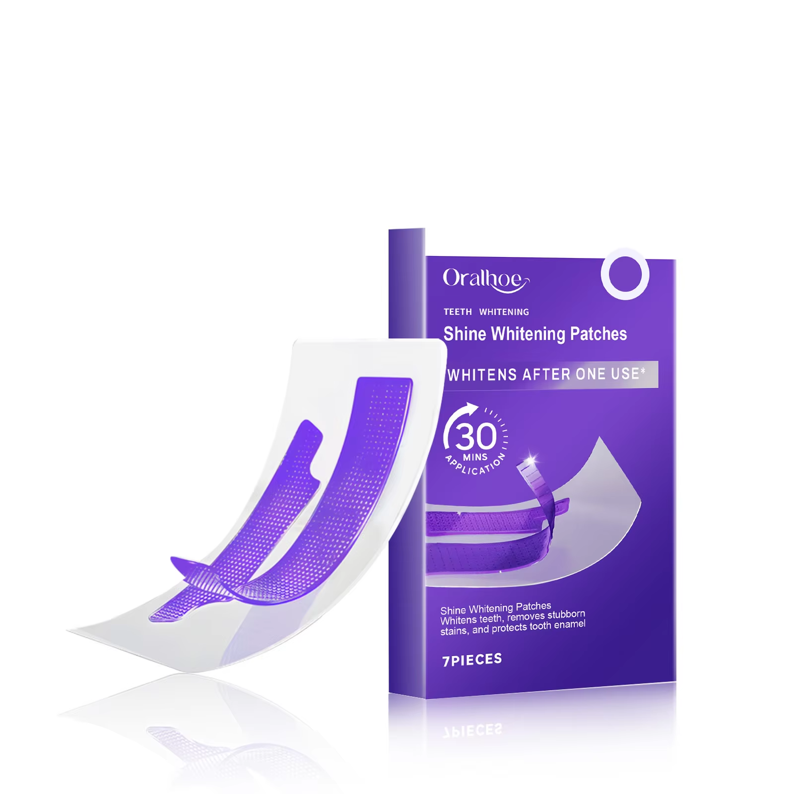 Purple Teeth Whitening Strips  - Teeth Whitening Retainer ulasan dan harga
