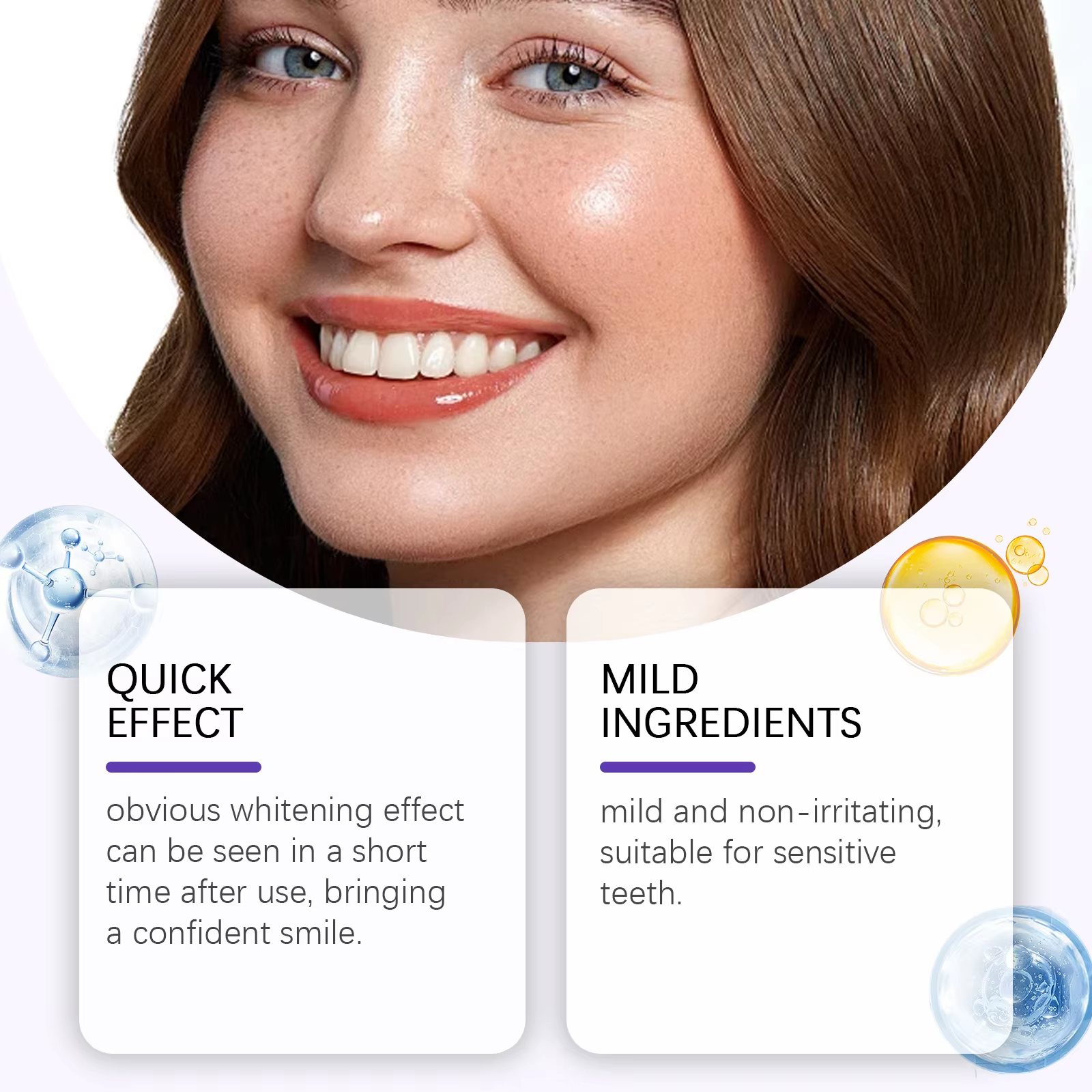 Purple Teeth Whitening Strips  - Teeth Whitening Retainer ulasan dan harga