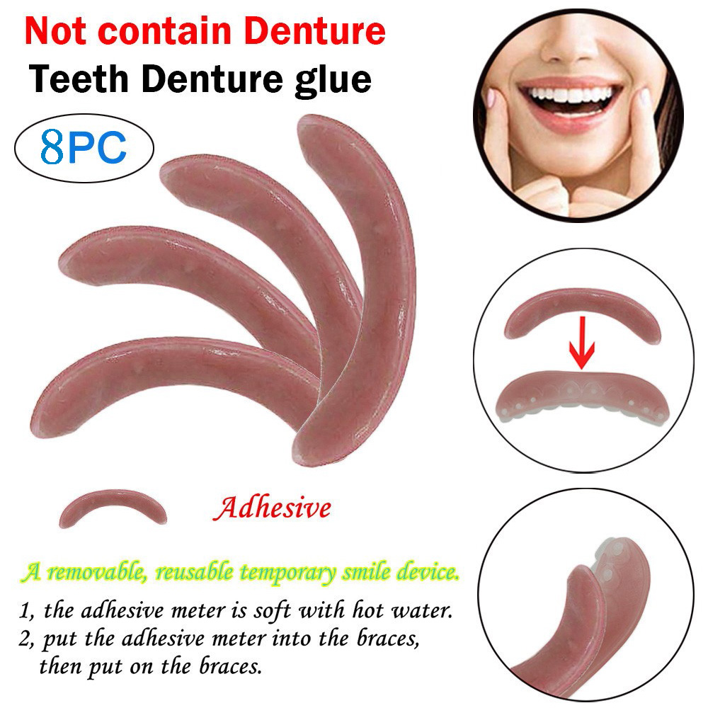 4/8 Pcs Whitening Braces Adhes - Teeth Whitening Retainer ulasan dan harga