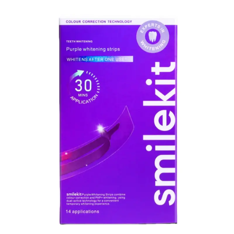 14 Pairs Purple Dental Strips  - Teeth Whitening Retainer ulasan dan harga