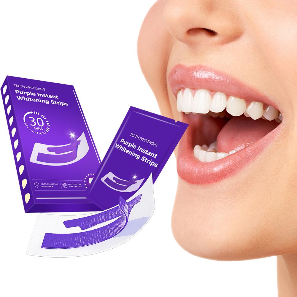 42Pairs Purple Teeth Whitening - Teeth Whitening Retainer ulasan dan harga