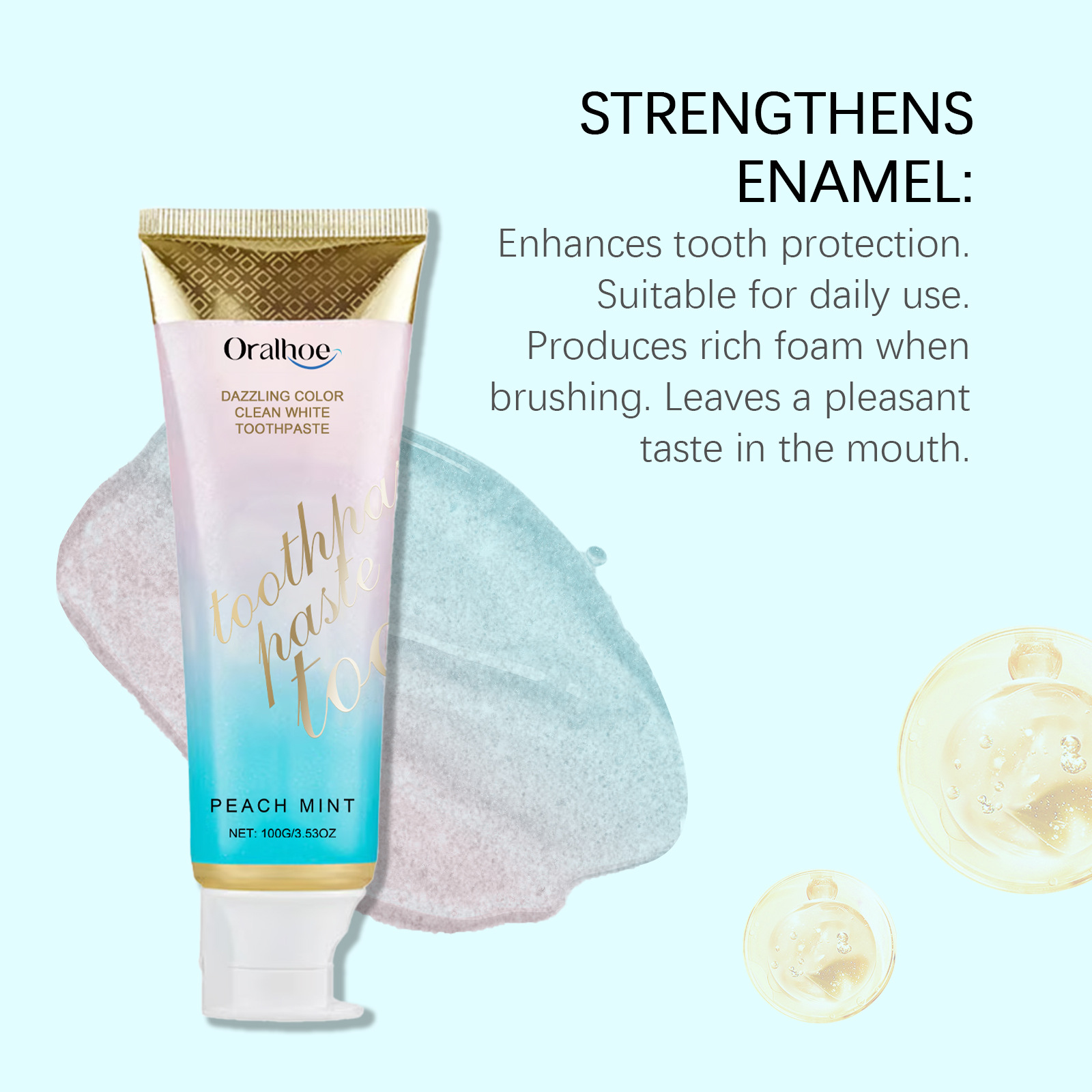 ORALHOE Natural Formula Bright - Teeth Whitening Cream ulasan dan harga