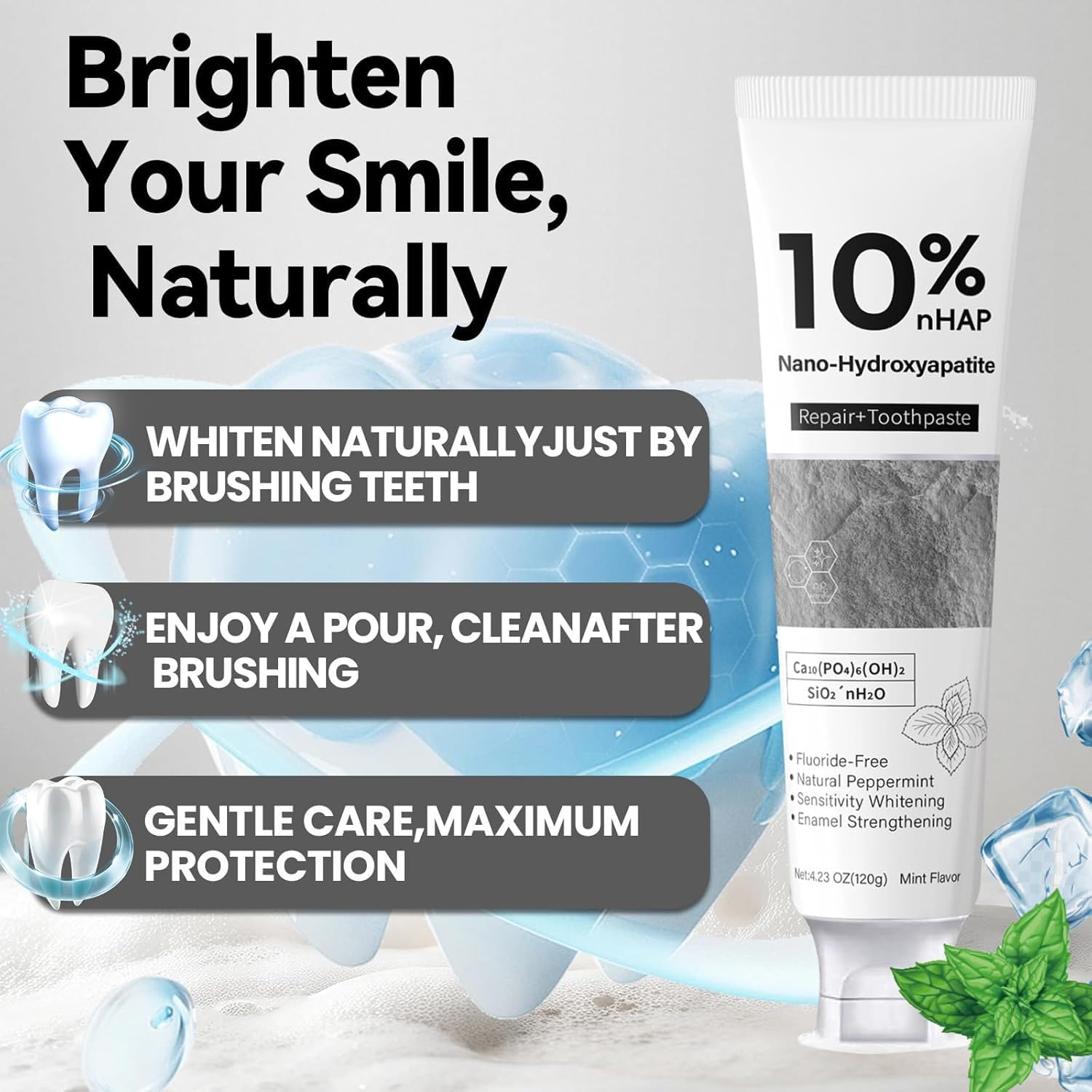 10% Nano-Hydroxyapatite Toothp - Teeth Whitening Cream ulasan dan harga