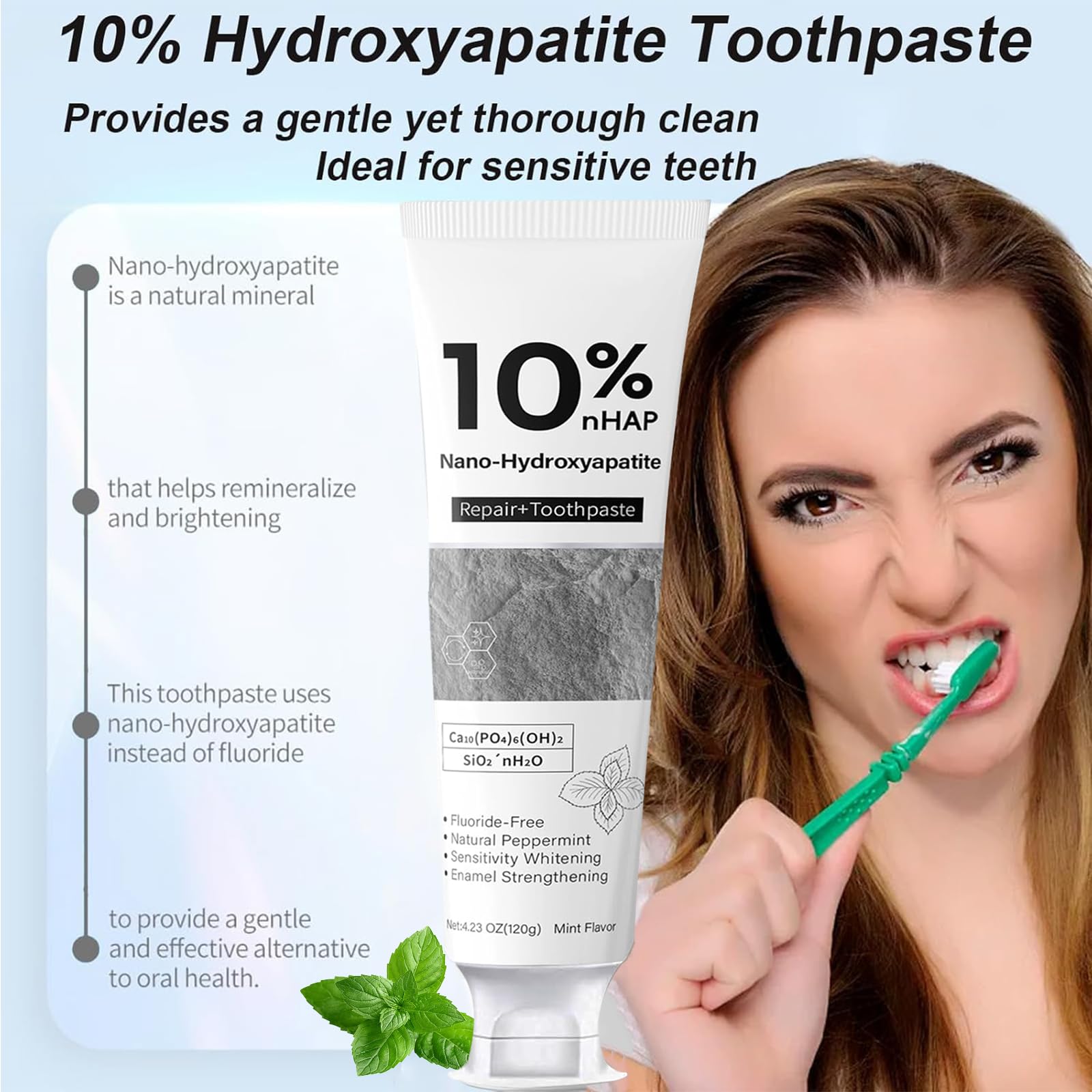 10% Nano-Hydroxyapatite Toothp - Teeth Whitening Cream ulasan dan harga