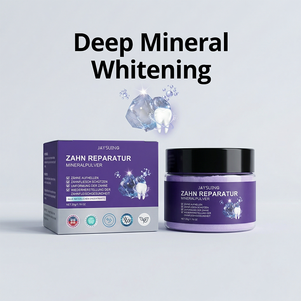 Purple Tooth Powder Teeth Whit - Teeth Whitening And Stain Removal ulasan dan harga