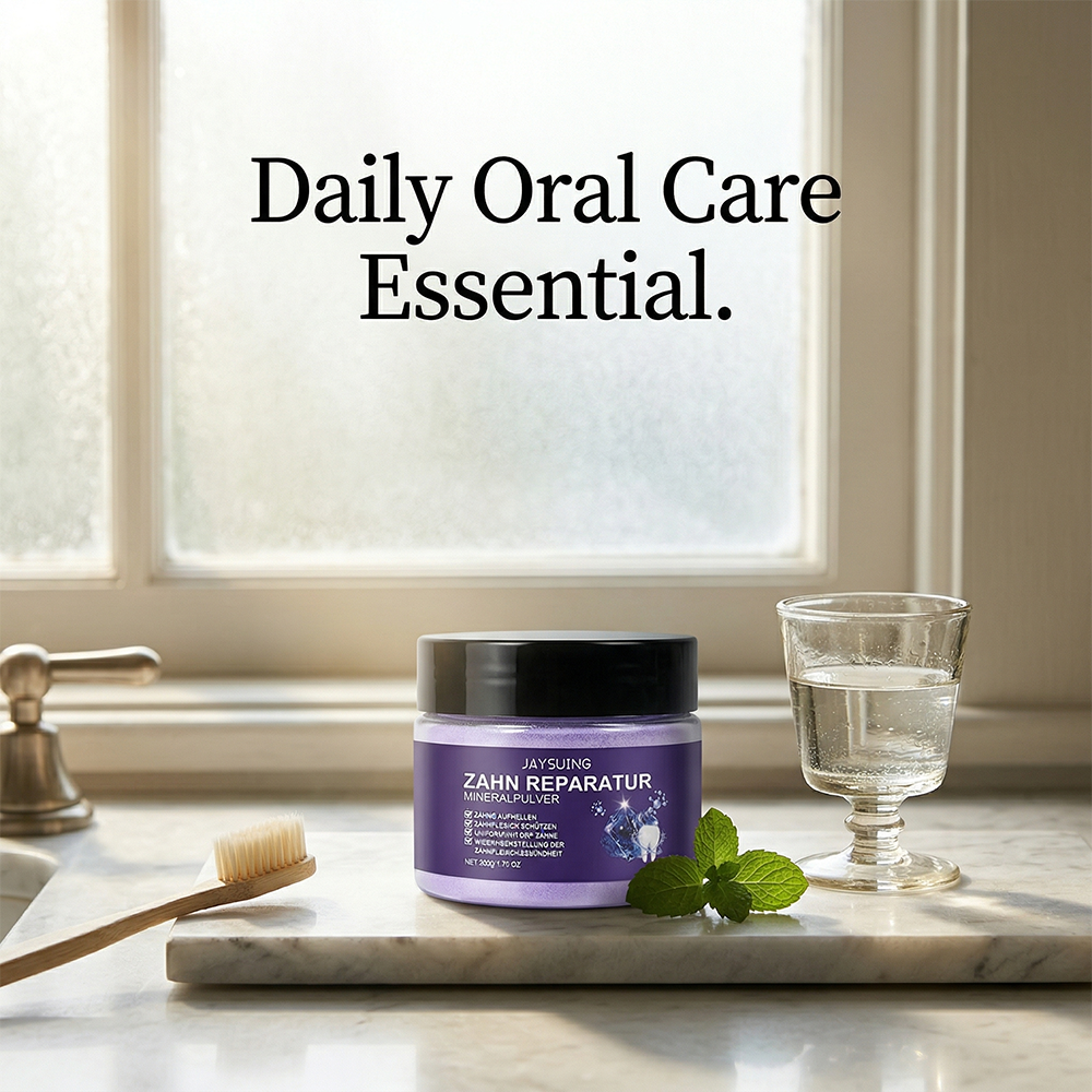 Purple Tooth Powder Teeth Whit - Teeth Whitening And Stain Removal ulasan dan harga