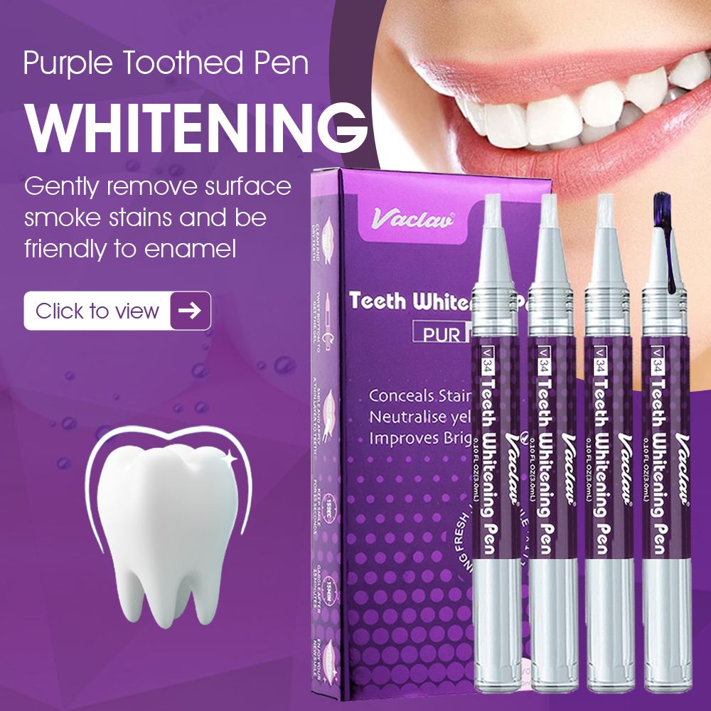 Vaclav V34 Purple teeth whiten - Teeth Whitening From Home ulasan dan harga