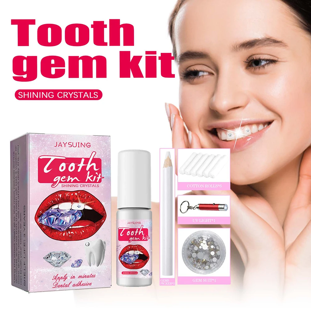 DIY Tooth Gems Kit with Crysta - Teeth Whitening From Home ulasan dan harga
