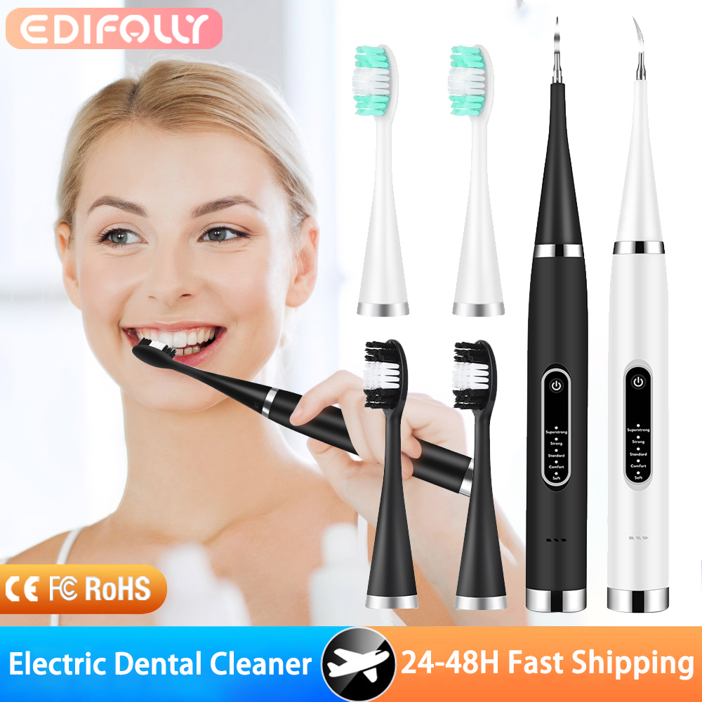 Electric Sonic Dental Calculus - Teeth Whitening And Stain Removal ulasan dan harga